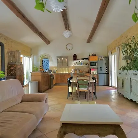 בית נופש Le Jardin Suspendu Avec Piscine Et Jacuzzi Pour 15 Personnes Vailhauques